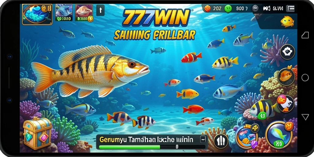 Gameplay menembak ikan yang seru dan mendebarkan di 777WIN.