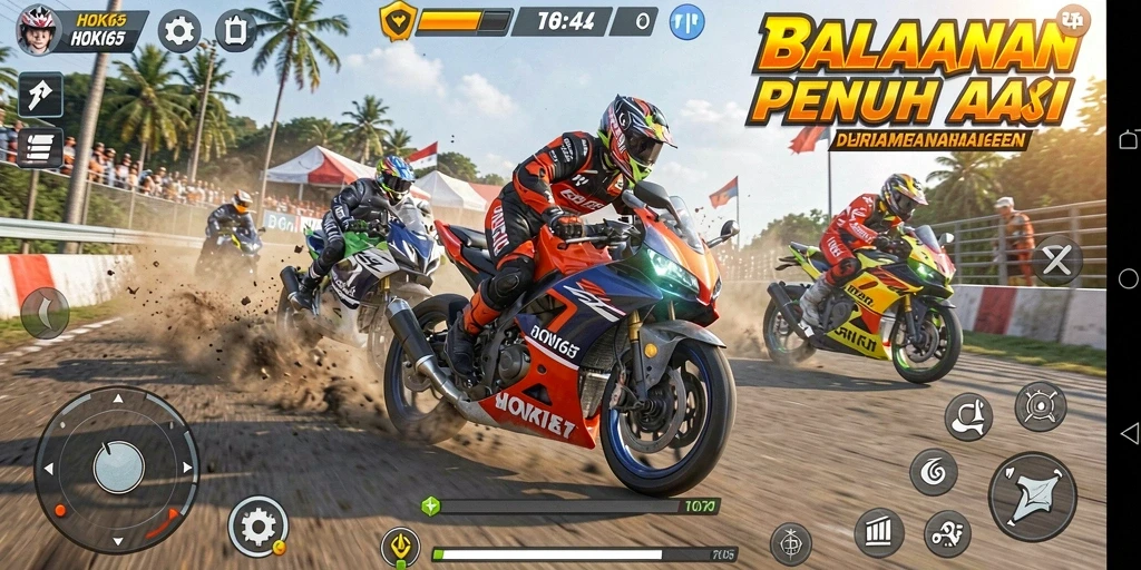 Tampilan menarik dari gameplay HOKI65 yang memacu adrenalin.