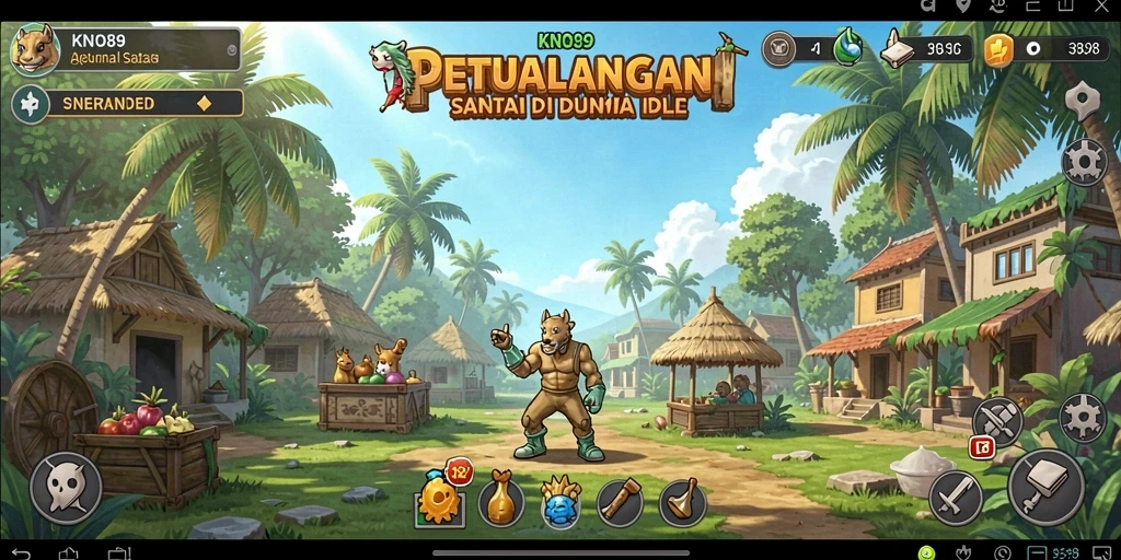 Tampilan menarik gameplay KNO89 dalam suasana Idle.
