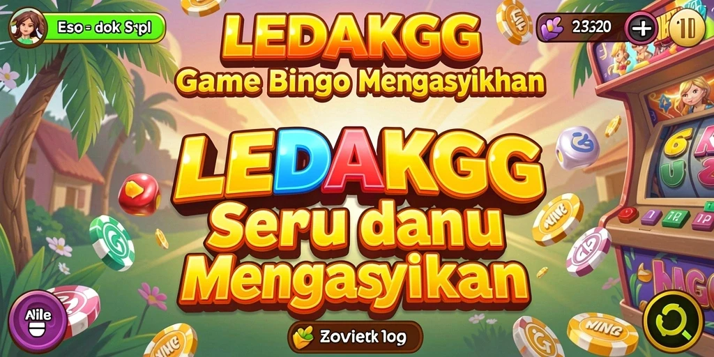 Gameplay seru dan interaktif dalam LEDAKGG Bingo.