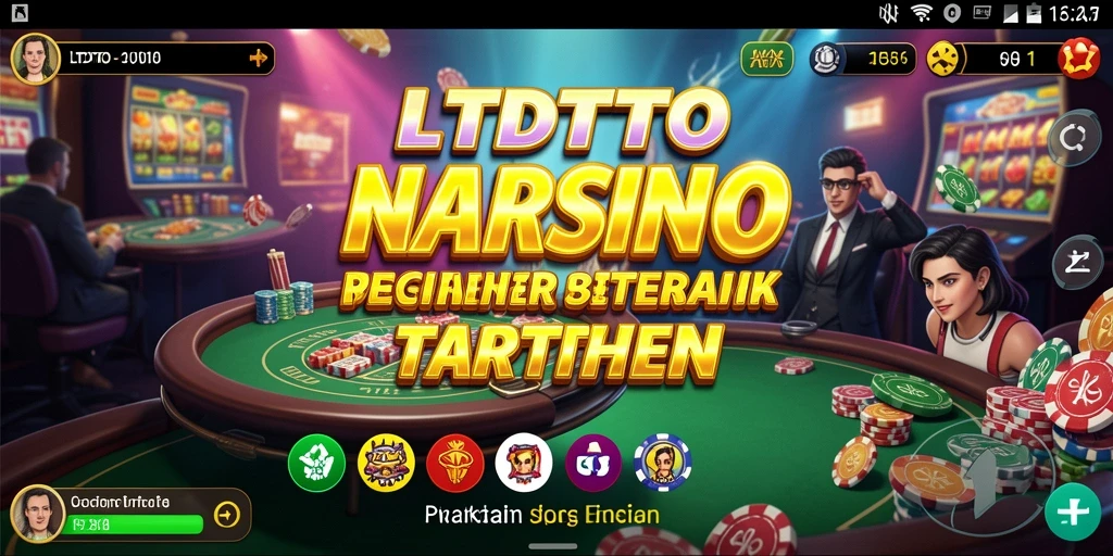 Tampilan menarik LTDTOTO dengan gameplay Kasino yang seru.
