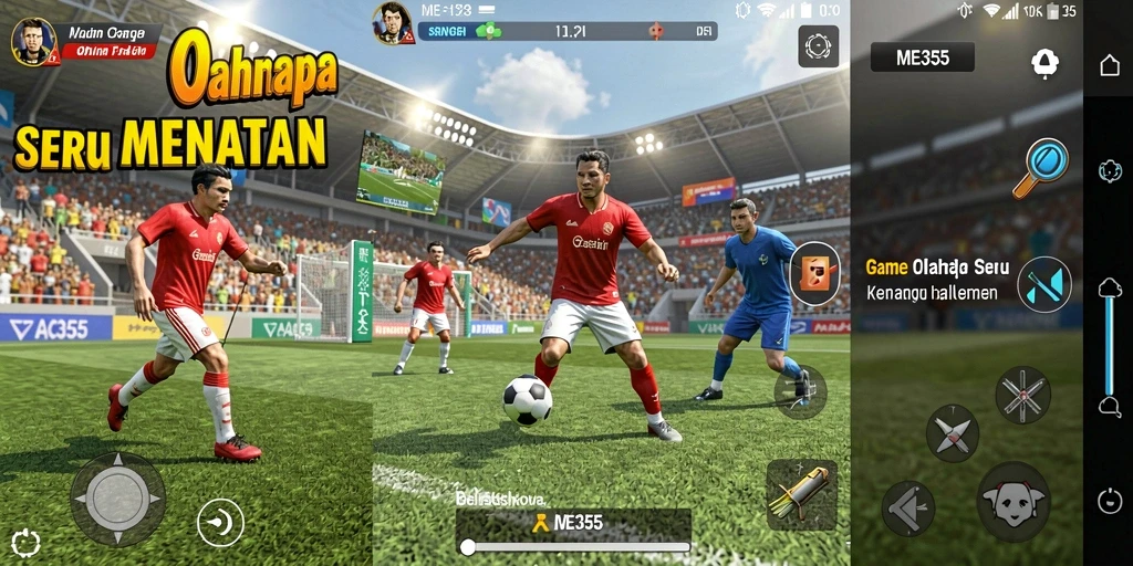 Tampilan menarik dari gameplay ME355 dengan aksi seru.