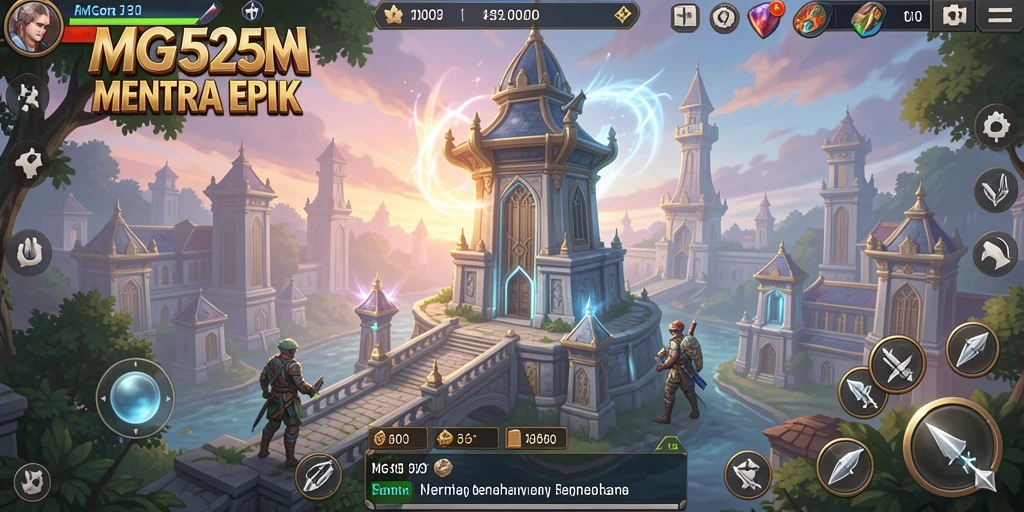 Tampilan permainan MG525 dengan strategi Tower Defense yang seru.