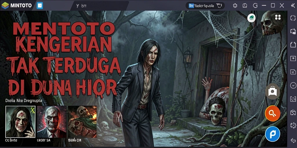 Gameplay menakutkan di dunia MINTOTO yang penuh misteri.