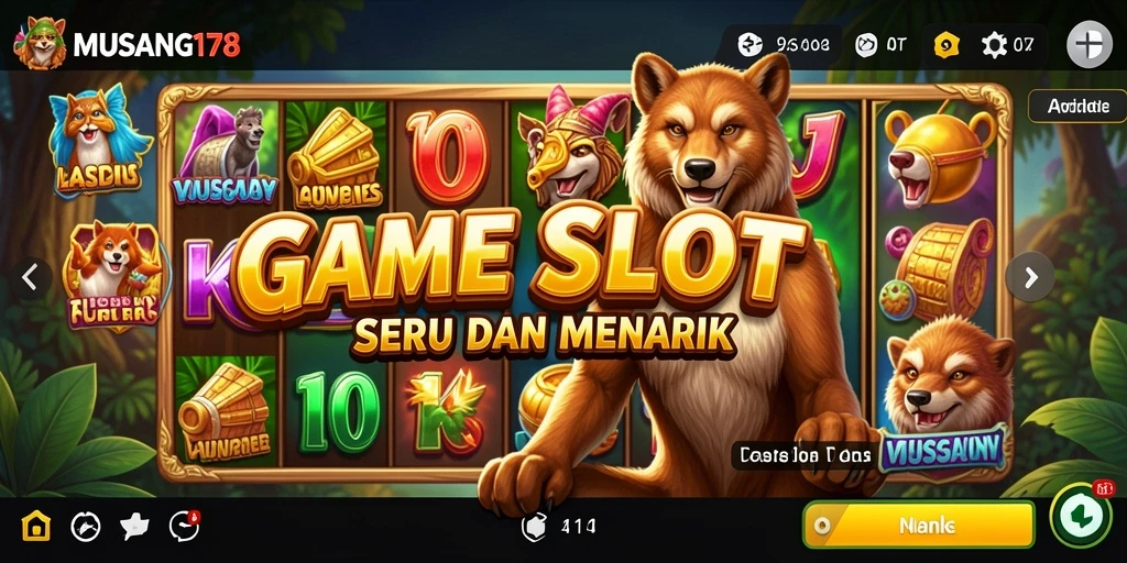 Tangkapan layar gameplay MUSANG178 yang penuh warna dan menarik.