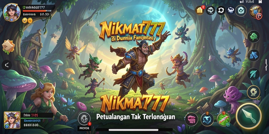Screenshot NIKMAT777 menampilkan petualangan seru dalam dunia fantasi.