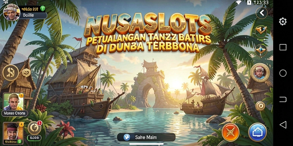 Tampilan gameplay NUSASLOTS dalam dunia terbuka yang menakjubkan.