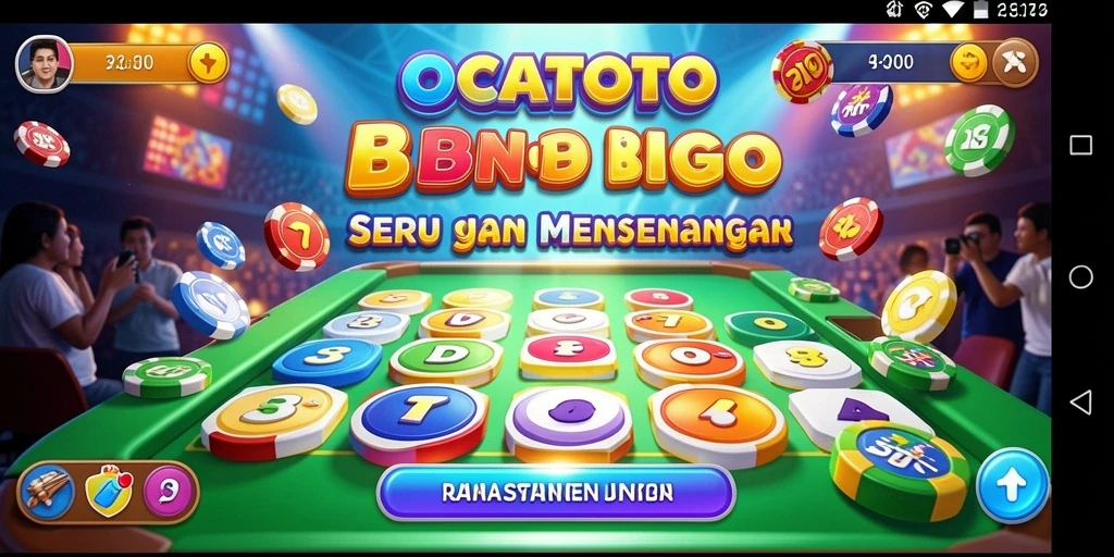 Screenshot gameplay OCATOTO yang menampilkan momen seru bermain Bingo.